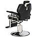 Poltrona Da Barbiere Nera 72x68x98 Cm In Similpelle - Foto miniatura 4