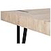 Tavolo Da Pranzo Marrone Chiaro E Nero 180x90cm Adena - Foto miniatura 9