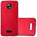 Custodia Compatibile Con Motorola Moto Z In Rosso Metallico - Coperchio Protettivo In Silicone Tpu Flessibile - Foto miniatura 1