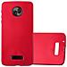 Custodia Compatibile Con Motorola Moto Z In Rosso Metallico - Coperchio Protettivo In Silicone Tpu Flessibile - Foto miniatura 4