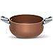 Casseruola 2 Maniglie Acciaio Inox 24 Cm Rivestimento Effetto Rame Biotank - Foto miniatura 1