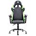 SEDIA GAMING RHOMBUS PF10 - PVC, Doppio Cuscino, Schienale Reclinabile, Nero Verde (ITCGPF10BG) - Foto miniatura 8