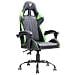 SEDIA GAMING RHOMBUS PF10 - PVC, Doppio Cuscino, Schienale Reclinabile, Nero Verde (ITCGPF10BG) - Foto miniatura 9