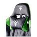 SEDIA GAMING RHOMBUS PF10 - PVC, Doppio Cuscino, Schienale Reclinabile, Nero Verde (ITCGPF10BG) - Foto miniatura 10