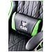 SEDIA GAMING RHOMBUS PF10 - PVC, Doppio Cuscino, Schienale Reclinabile, Nero Verde (ITCGPF10BG) - Foto miniatura 11