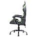 SEDIA GAMING RHOMBUS PF10 - PVC, Doppio Cuscino, Schienale Reclinabile, Nero Verde (ITCGPF10BG) - Foto miniatura 3