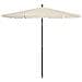 Ombrellone da Giardino con Palo 210x140 cm Sabbia - Foto miniatura 1