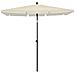 Ombrellone da Giardino con Palo 210x140 cm Sabbia - Foto miniatura 3