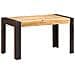 Tavolo Da Pranzo 140x70x76 Cm In Legno Massello Di Mango Grezzo - Foto miniatura 1