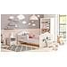 Fala 160x80 Letto Per Bambino Con Ringhiera + Materasso E Giroletto Sleeping Princess Black - Foto miniatura 2