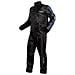 Antipioggia Giacca Moto Pantaloni Impermeabile Scooter Alta Visibilità Blu Xxl - Foto miniatura 3