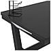 Scrivania da Gaming con LED e Gambe a Z Nera 90x60x75 cm - Foto miniatura 4