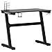 Scrivania da Gaming con LED e Gambe a Z Nera 90x60x75 cm - Foto miniatura 9