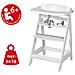 Seggiolone Sit Up FUN - Incl. tavolo da pranzo e appendiabiti - Cresce con il bambino - Bianco - Foto miniatura 2