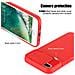 Custodia Compatibile Con Apple Iphone 7 Plus / 7s Plus / 8 Plus In Opaco Rosso - Coperchio Protettivo In Silicone Tpu Flessibile E Con Protezione Per La Fotocamera - Foto miniatura 3