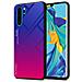 Custodia Compatibile Con Huawei P30 Pro In Viola - Rosso - Coperchio Protettivo Bicolore In Vetro Temperato E Silicone Tpu - Foto miniatura 1