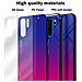 Custodia Compatibile Con Huawei P30 Pro In Viola - Rosso - Coperchio Protettivo Bicolore In Vetro Temperato E Silicone Tpu - Foto miniatura 7