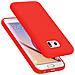 Custodia Compatibile Con Samsung Galaxy S6 In Liquid Rosso - Coperchio Protettivo In Silicone Tpu Flessibile - Foto miniatura 1