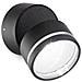 Omega Ap Round Nero 4000k Lampada Applique - 285504 - Foto miniatura 2