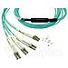MTP-4LC-M2M cavo InfiniBand e in fibra ottica 2 m 4x LC Colore acqua - Foto miniatura 3