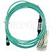 MTP-4LC-M2M cavo InfiniBand e in fibra ottica 2 m 4x LC Colore acqua - Foto miniatura 9