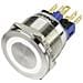Vandalismusgeschtzter Drucktaster 250 V /ac 3 A 1 X Aus / (ein) Gq22s-11e /w / 12v Ip65 Tastend 1 St. (gq22s-11e /w / 12v) - Foto miniatura 1