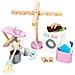 Accessori Per La Lavanderia Della Casa Delle Bambole Daisylane In Legno, Set Da Gioco Per Case Delle Bambole Set Di Mobili Per Casa Delle Bambole Per Ragazze O Ragazzi - Adatto Per Bambini Dai 3 Anni In Su - Foto miniatura 1