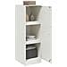 Credenza Bianca 34,5x39x107 cm in Acciaio - Foto miniatura 2