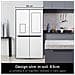 InstaView GMG860EPBE Frigorifero Multidoor Slim, Classe E, 508L, Wi-Fi, UVnano, Nero - Foto miniatura 4