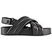 Schwarz Casual Open Sandals Sandali Pelle Scarpe Donna Nero Eu 38, 7-102950 0100 - Foto miniatura 2