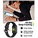 Smartwatch Con Cardiofrequenzimetro, Misuratore Di Pressione Sanguigna, Monitor Del Sonno, Contapassi Black - Foto miniatura 2