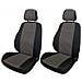 Serie Completa Coprisedili Fast&smart Tg. Speciale Tess. Misto Cotone Nero/antracite - Foto miniatura 2