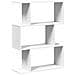 Libreria Divisorio 3 Ripiani Bianca 70x24x97 cm in Truciolato - Foto miniatura 1