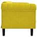 Divano A 2 Posti Giallo In Velluto - Foto miniatura 4
