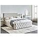 Letto Contenitore Tessuto Amiens 160 X 200 Cm Beige - Foto miniatura 1