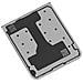 Vetro Posteriore Inferiore Galaxy Z Flip 6 Originale, Grigio - Foto miniatura 2
