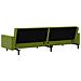 Divano Letto a 2 Posti Verde Chiaro in Velluto - Foto miniatura 8