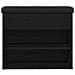 Panca di stoccaggio in legno ingegnerizzato colore rovere nero 60x30x48 cm - Foto miniatura 6