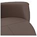Poltrona Reclinabile con Poggiapiedi Marrone in Similpelle - Foto miniatura 7
