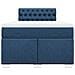 Giroletto a Molle con Materasso Blu 120x190 cm in Tessuto - Foto miniatura 6