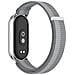 Cinturino In Nylon Per Xiaomi 10/9/8 (versione Standard) Con Connettore In Metallo Darkgrey - Foto miniatura 4