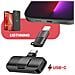 Set Di 2 Microfoni A Cravatta Wireless Usb-c Lightning Con Riduzione Del Rumore E Portata Di 20 M - Foto miniatura 2