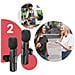 Set Di 2 Microfoni A Cravatta Wireless Usb-c Lightning Con Riduzione Del Rumore E Portata Di 20 M - Foto miniatura 4