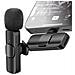 Set Di 2 Microfoni A Cravatta Wireless Usb-c Lightning Con Riduzione Del Rumore E Portata Di 20 M - Foto miniatura 1