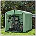 Capanno Da Giardino Verde Impermeabile Per Auto, Moto E Biciclette - Foto miniatura 6