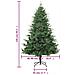 Albero Di Natale Artificiale Verde 150cm Pvc E Pe - Foto miniatura 7