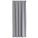 Tende con tende 2 pcs Grigio chiaro 260x140cm Poliestere - Foto miniatura 4
