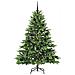Albero di Natale artificiale con 150 LED Verde 150 cm PE e PVC - Foto miniatura 3
