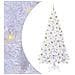 Albero di Natale artificiale Bianco 210 cm PVC e Acciaio - Foto miniatura 1