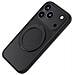 Custodia Anti-caduta Con Sensazione Di Pelle Nera E Supporto A 360° Compatibile Con Apple Iphone 17 Pro - Foto miniatura 3